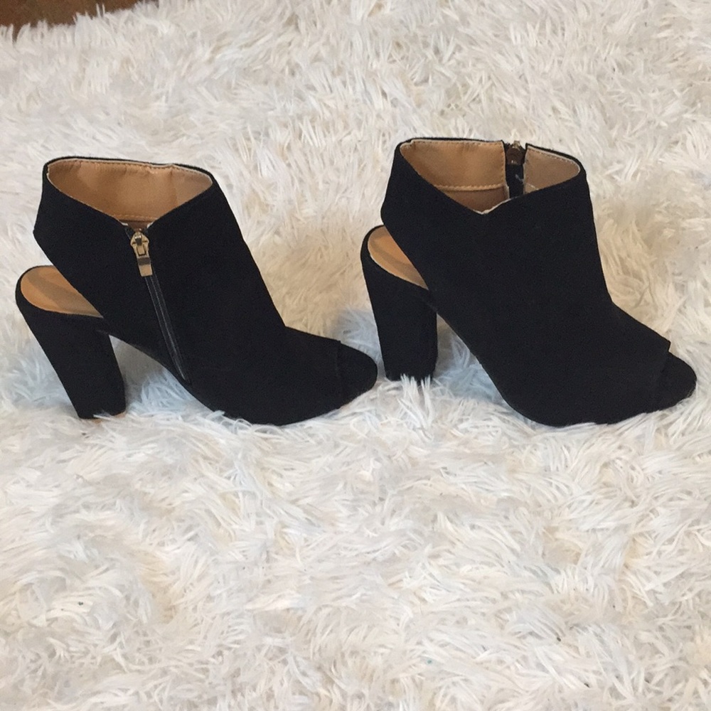 Open toe chunky heels - Picture 5 of 9